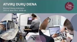 Atvirų durų diena būsimiems 5 klasių mokiniams (į laisvas vietas)